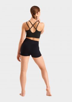dance crop top black