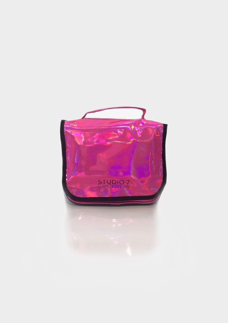 dance makeup bag pink