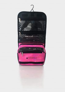 dance makeup bag pink