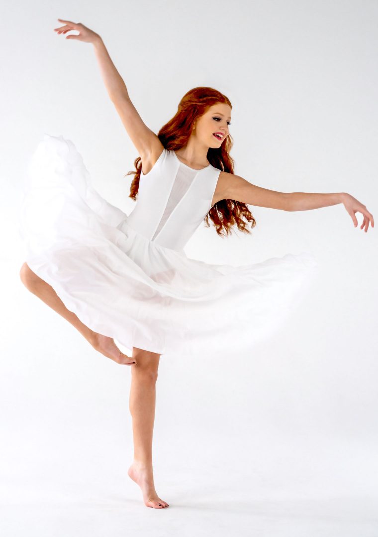 skylar dress white