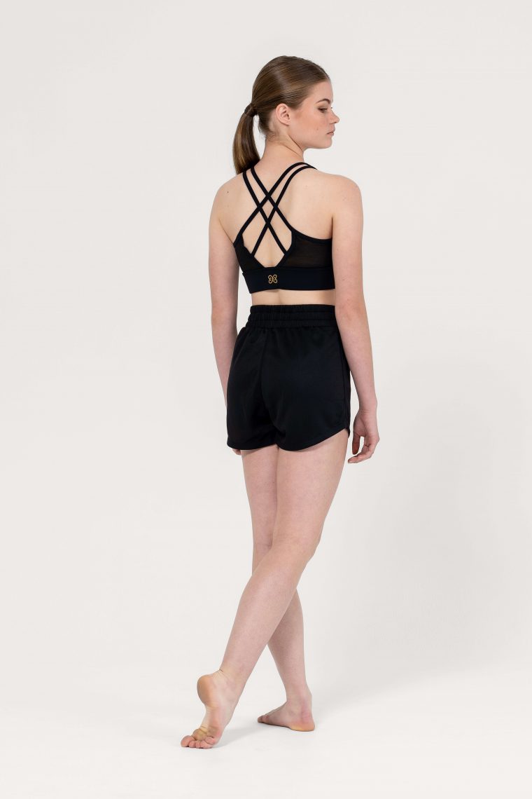 lillian dance shorts black