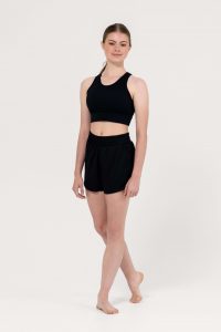 lillian dance shorts black