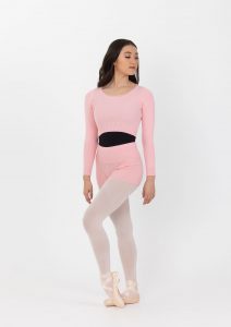 ribbed warm up pink