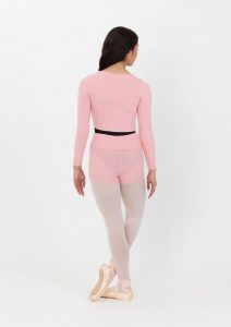 ribbed warm up pink