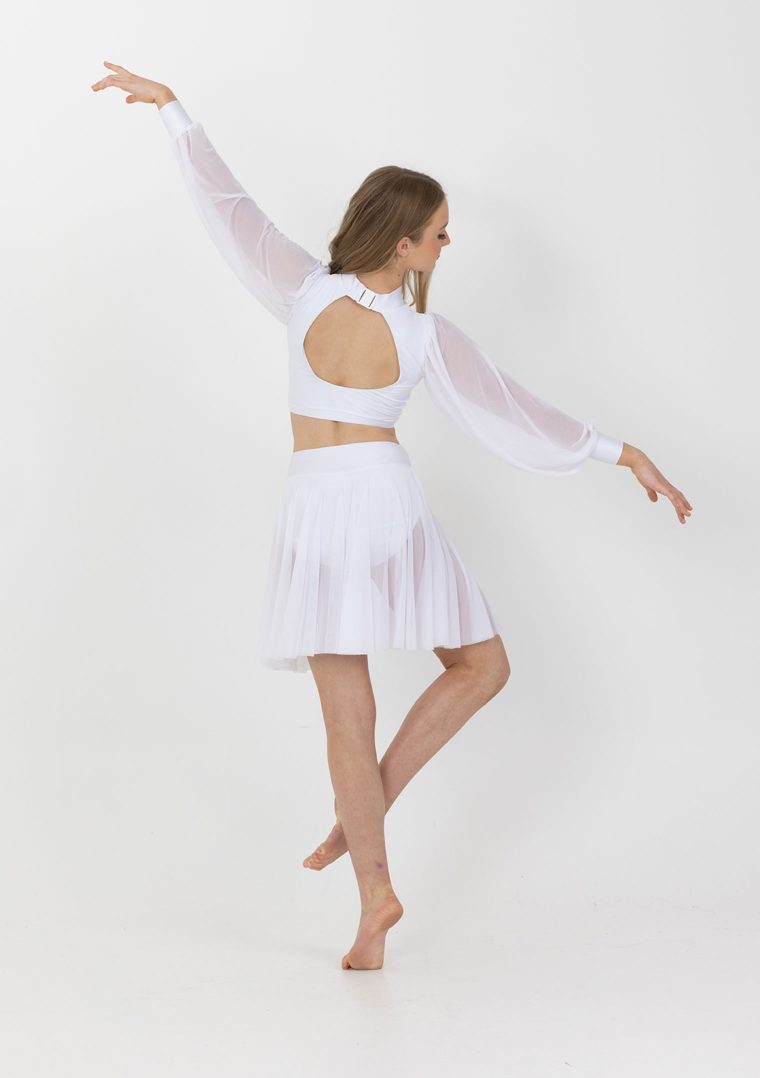 Studio 7 Dancewear | Annabelle Crop Top | Bishop Sleeve Crop | Lyrical