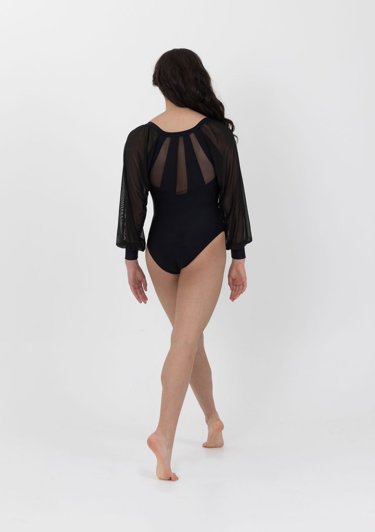 natalie leotard black