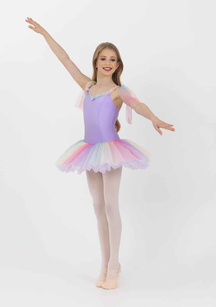 rainbow fairy dress purple