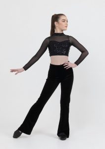 velvet stage pants