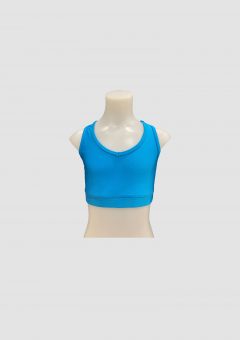 t-back crop top turquoise