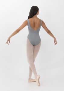 abby leotard slate grey