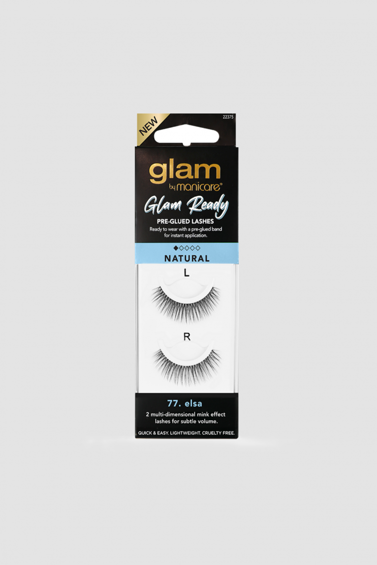 manicare glam lash pre-glued lashes