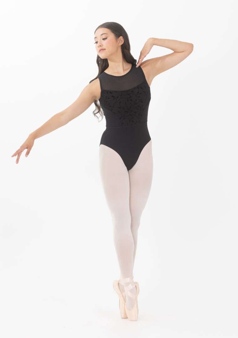 louisa leotard black