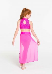 synchronise contemporary skirt hot pink