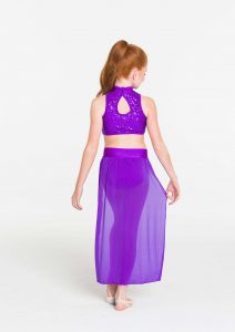 synchronise contemporary skirt purple