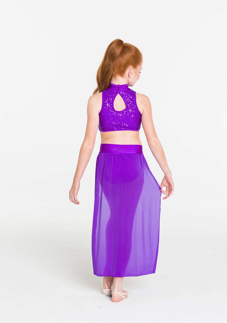 synchronise contemporary skirt purple