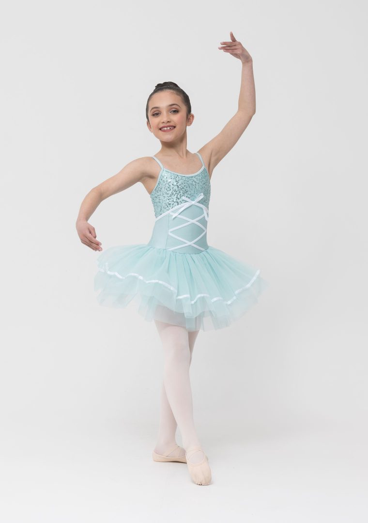 stella tutu dress pale blue