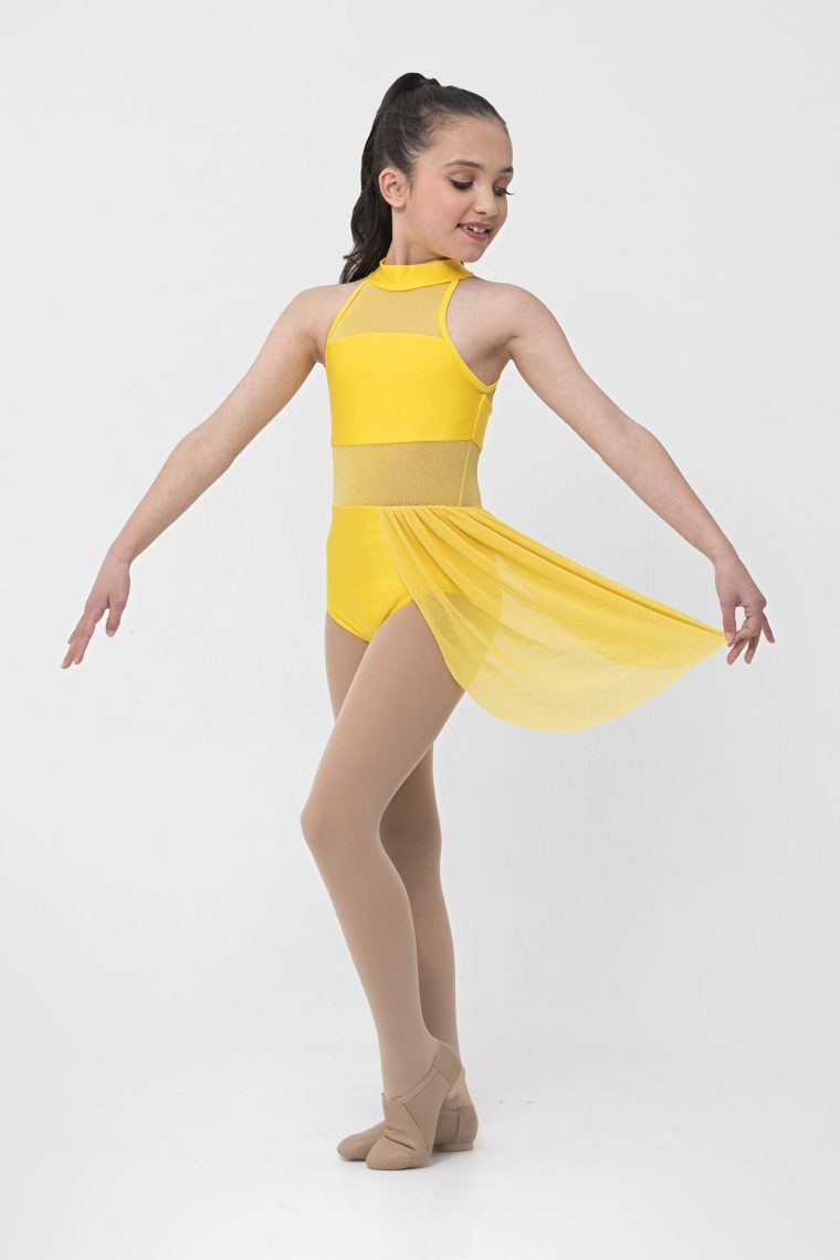 georgia leotard yellow