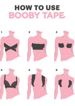 how to use booby tape