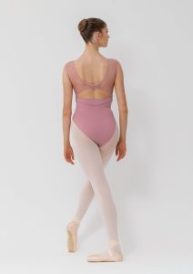 jessie ballet leotard dusty pink