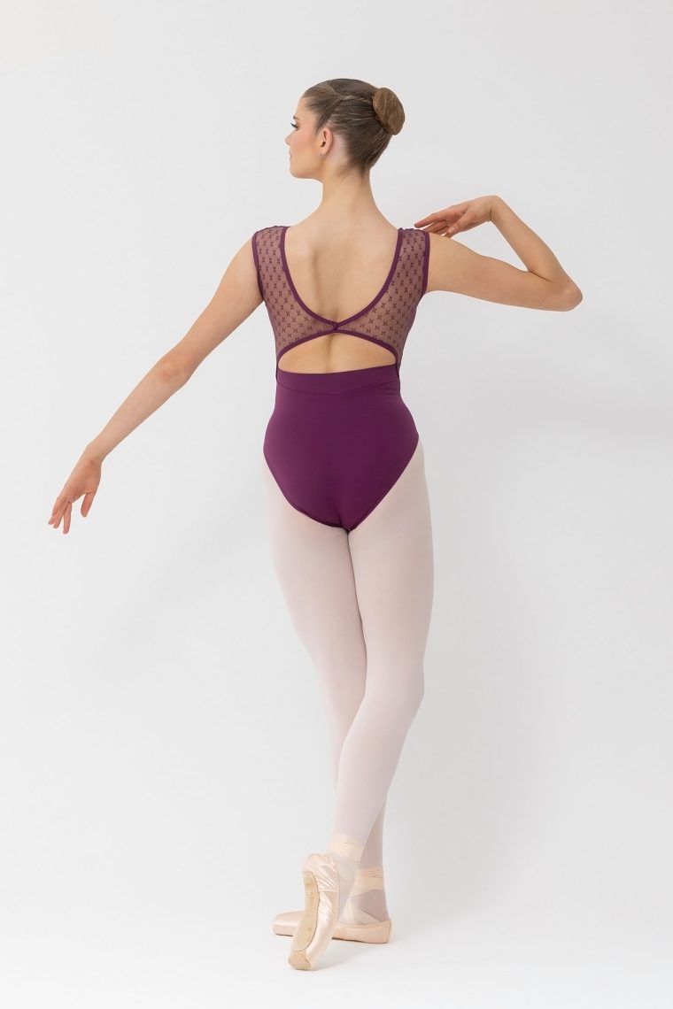 jessie ballet leotard plum