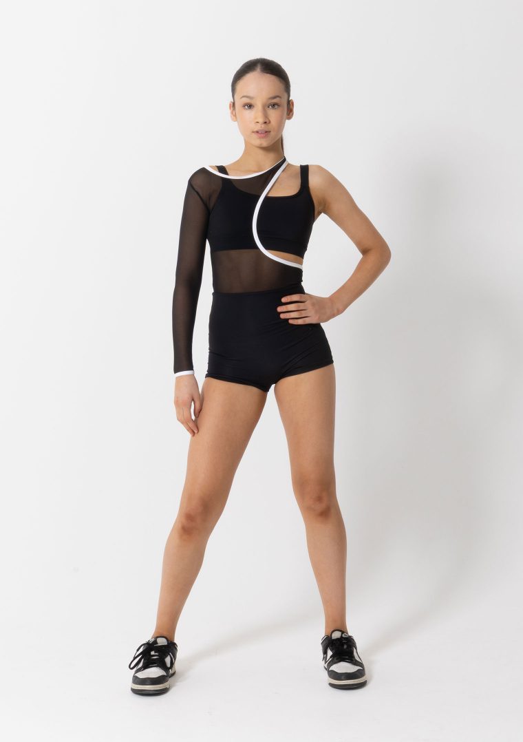tammy biketard black