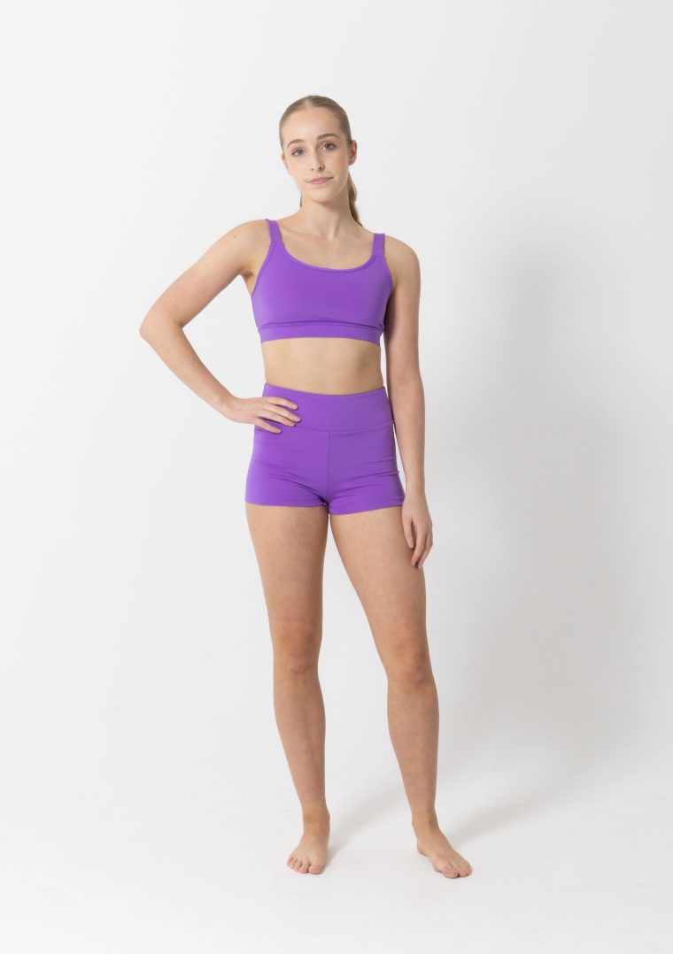 performance crop purple