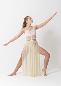celeste lyrical dress cream