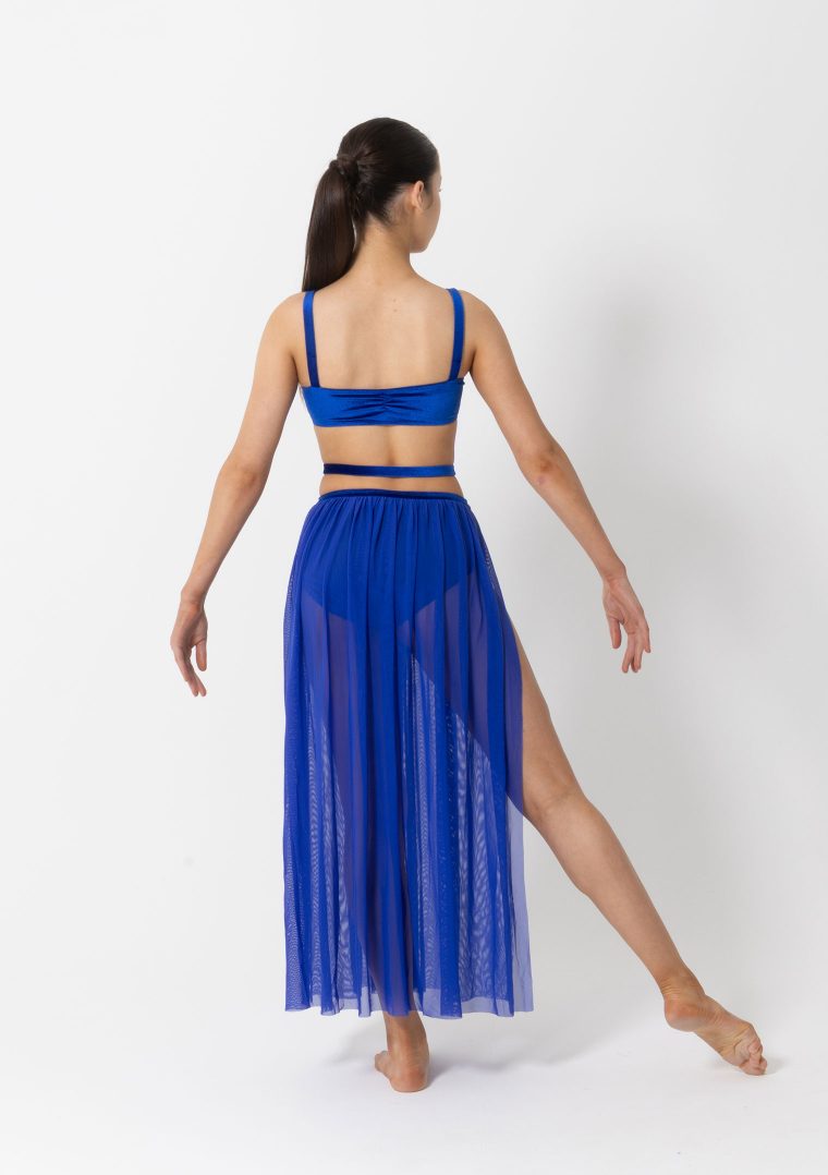 celeste lyrical dress royal blue