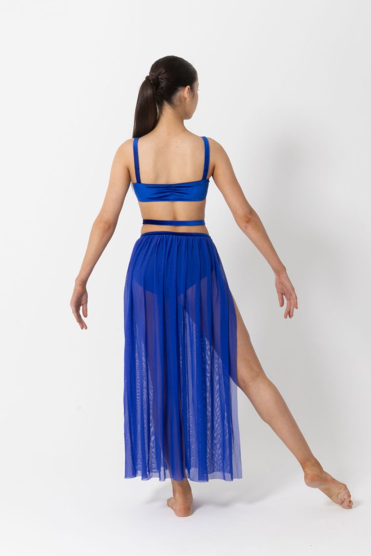 celeste lyrical dress royal blue