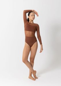 cleo leotard mocha
