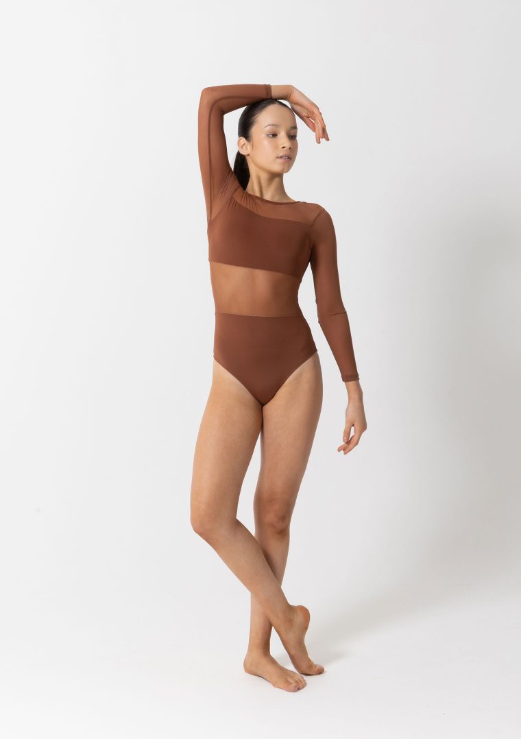 cleo leotard mocha