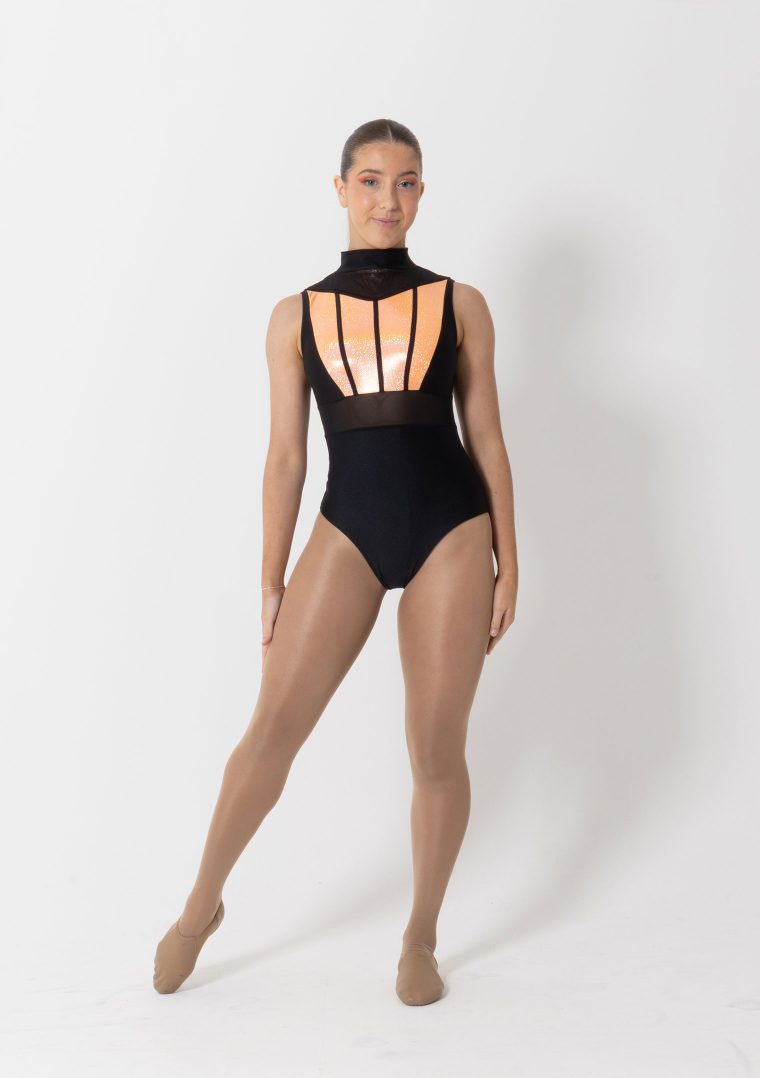 helena leotard orange
