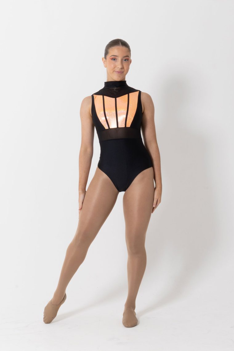 helena leotard orange