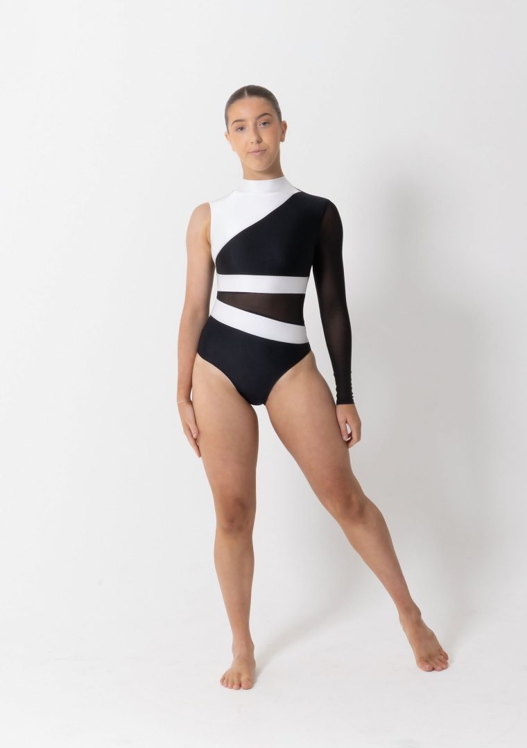 Twilight Leotard Black and White