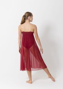 willow lyrical dress burgundy