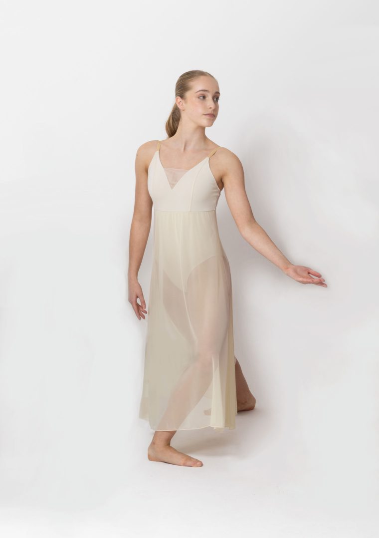 willow lyrical dress cream