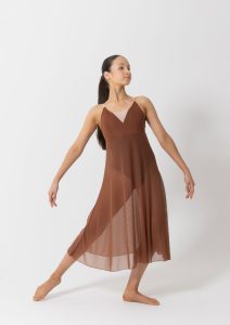 willow lyrical dress mocha