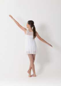 josie lyrical dress - white