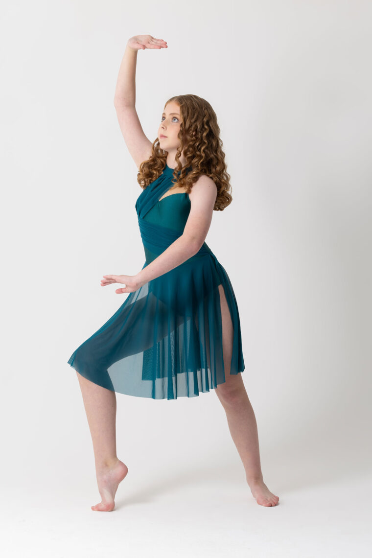 lexi lyrical dress teal