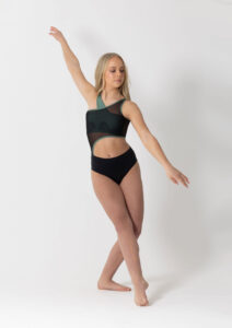 lizzy leotard forest green