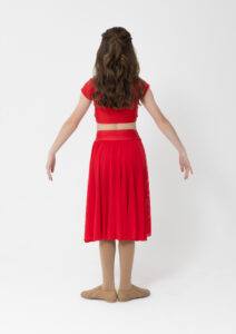 inspire mesh skirt red
