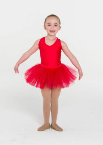 tutu skirt red