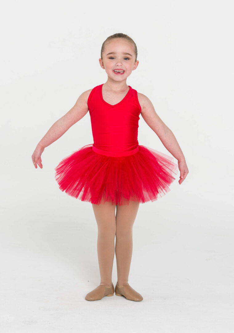 tutu skirt red