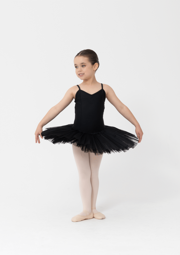 4 layer tutu black