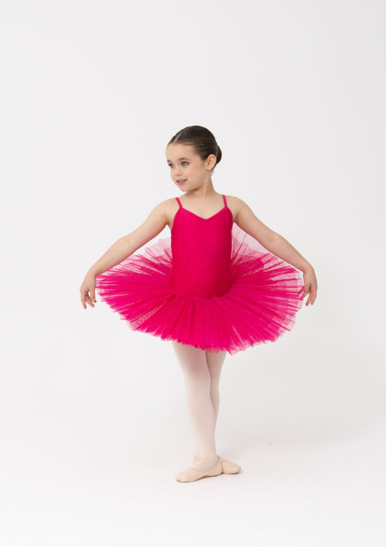 4 layer tutu fuchsia