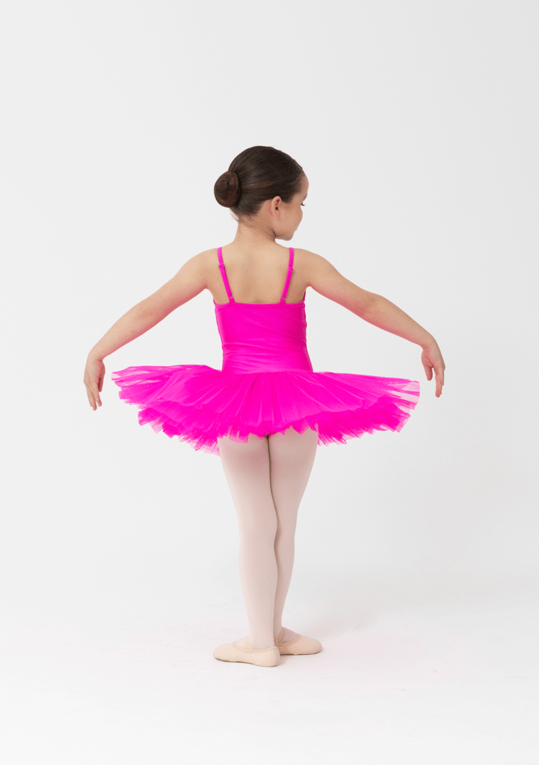 4 layer tutu hot pink
