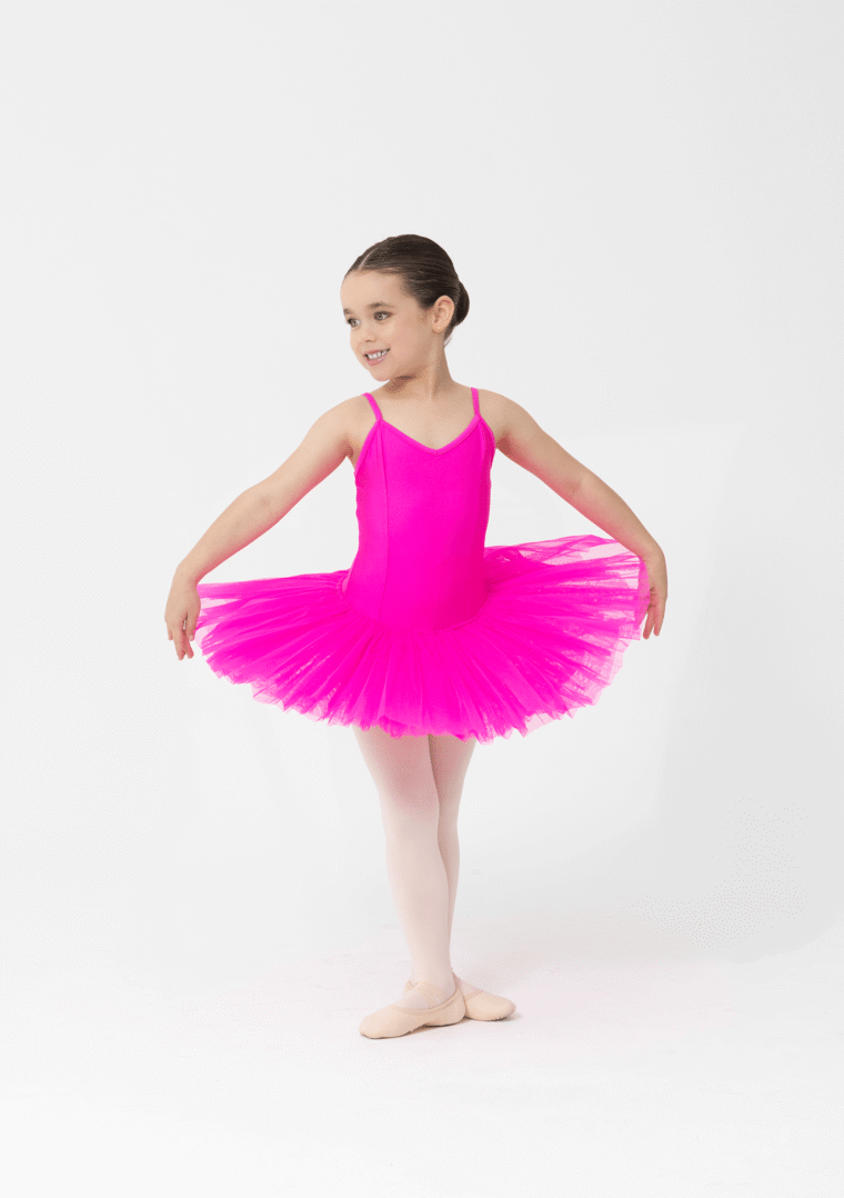 4 layer tutu hot pink