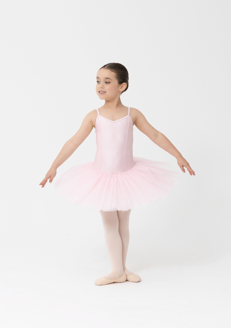 4 layer tutu pale pink