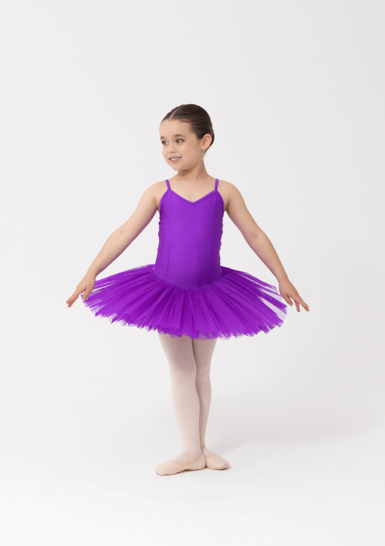 4 layer tutu purple