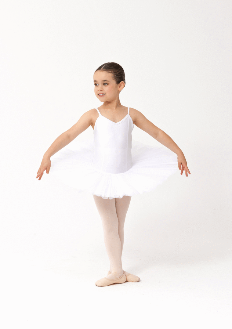 4 layer tutu white